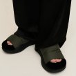 画像4:  warm down sofa flat sandals mules slippers　フラット厚底 ウォームダウン サンダル スリッパ ミュール (4)