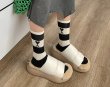 画像8:  warm down sofa flat sandals mules slippers　フラット厚底 ウォームダウン サンダル スリッパ ミュール (8)