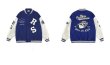 画像8: RASS pass penthouse logo BASEBALL JACKET baseball uniform jacket blouson  ユニセックス 男女兼用ペントハウス 刺繍スタジアムジャンパー スタジャン MA-1 ボンバー ジャケット ブルゾン (8)