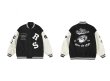 画像10: RASS pass penthouse logo BASEBALL JACKET baseball uniform jacket blouson  ユニセックス 男女兼用ペントハウス 刺繍スタジアムジャンパー スタジャン MA-1 ボンバー ジャケット ブルゾン (10)