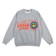 画像3: Unisex embroidery smiley sun flower thankyou Sweat Pullover　 ユニセックス 男女兼用 刺繍スマイリーサンフラワーthank youスウェットプルオーバー (3)