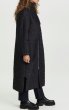 画像4: Scandinavian style design quilted black zipper long coat  　キルティング黒ジッパーロングコート (4)