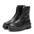 画像3: thick-heeled leather zipper short boots  　プラットフォーム厚底レザージッパーブーツ　ショートブーツ　 (3)