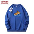 画像3: Unisex NASA&teddyBear print  sweatshirt　男女兼用  ユニセックスナサNASA＆テディーベア熊 長袖スウェット トレーナー (3)