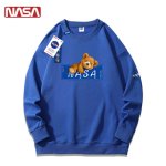画像3: Unisex NASA&teddyBear print  sweatshirt　男女兼用  ユニセックスナサNASA＆テディーベア熊 長袖スウェット トレーナー (3)