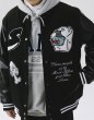 画像4: ice and snow trio BASEBALL JACKET baseball uniform jacket blouson  ユニセックス 男女兼用アイス&トリオ スタジアムジャンパー スタジャン MA-1 ボンバー ジャケット ブルゾン (4)