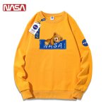 画像6: Unisex NASA&teddyBear print  sweatshirt　男女兼用  ユニセックスナサNASA＆テディーベア熊 長袖スウェット トレーナー (6)