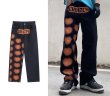 画像3: Unisex high street  love graffiti printed jeans pants trousers 　男女兼用ユニセックスラブハートグラフィティジーンズ デニム ジーンズパンツ (3)