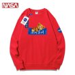 画像7: Unisex NASA&teddyBear print  sweatshirt　男女兼用  ユニセックスナサNASA＆テディーベア熊 長袖スウェット トレーナー (7)