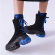 画像5: round head sponge cake thick bottom boots  　ラウンドヘッドスポンジケーキ厚底レースアップブーツ (5)