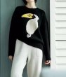 画像5: Women bird crochet Sweater　バード編み込みセーター プルオーバー (5)