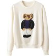 画像1: Women's Bear pattern embroidered Sweater　ベア 熊パターン刺繍セーター プルオーバー (1)