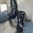 画像5: small square head Martin knight boots  　ジップアップレザーショートナイトブーツ (5)