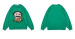 画像5: Unisex foam printing bear pullover Sweater  ユニセックス 男女兼用 ベア熊プリントプルオーバー　トレーナー (5)