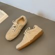 画像5:  lamb wool lace-up shoes sneakers  ラムモコモコレースアップスニーカー (5)