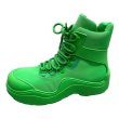 画像1: candy color high-top hiking boots  Lace-up sneakers　キャンディーカラーレースアップ厚底ハイキングブーツ スニーカー (1)