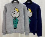画像3: Women baby elephant cartoon pattern Sweater　ベビーエレファント 象 編み込みセーター プルオーバー (3)