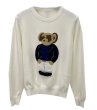 画像5: Women's Bear pattern embroidered Sweater　ベア 熊パターン刺繍セーター プルオーバー (5)