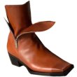 画像9: small square head Martin knight boots  　ジップアップレザーショートナイトブーツ (9)