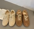 画像3:  lamb wool lace-up shoes sneakers  ラムモコモコレースアップスニーカー (3)