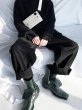 画像4: small square head Martin knight boots  　ジップアップレザーショートナイトブーツ (4)