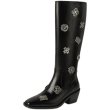 画像1: rivets decorated beaded metal hardware long boots 　ビーズメタル付きロングブーツ  (1)