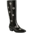 画像3: rivets decorated beaded metal hardware long boots 　ビーズメタル付きロングブーツ  (3)