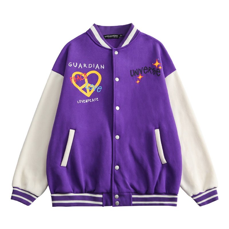 画像8: From Mars Brainstorm BASEBALL JACKET baseball uniform jacket blouson  ユニセックス 男女兼用火星ブレインストームスタジアムジャンパー スタジャン MA-1 ボンバー ジャケット ブルゾン (8)