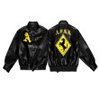 画像7: FFF DONCARE AFGK A FEW GOOD KIDS PU leather hose emblem BASEBALL JACKET baseball uniform jacket blouson  ユニセックス 男女兼用レザーホースエンブレムスタジアムジャンパー スタジャン MA-1 ボンバー ジャケット ブルゾン (7)