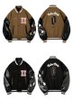 画像5: Retro ship BASEBALL JACKET baseball uniform jacket blouson  ユニセックス 男女兼用レトロシップエンブレムスタジアムジャンパー スタジャン MA-1 ボンバー ジャケット ブルゾン (5)