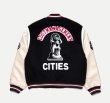 画像1: varsity sports BASEBALL JACKET baseball uniform jacket blouson  ユニセックス 男女兼用バーシティスポーツエンブレムスタジアムジャンパー スタジャン MA-1 ボンバー ジャケット ブルゾン (1)