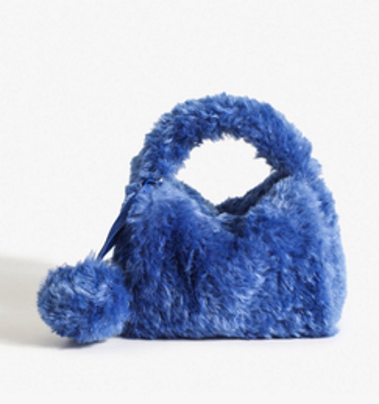 画像6: Fur cube tote shoulder bag ファーキューブトートショルダーバッグ (6)