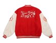 画像7: can you digjt BASEBALL JACKET baseball uniform jacket blouson  ユニセックス 男女兼用can you digjtエンブレムスタジアムジャンパー スタジャン MA-1 ボンバー ジャケット ブルゾン (7)