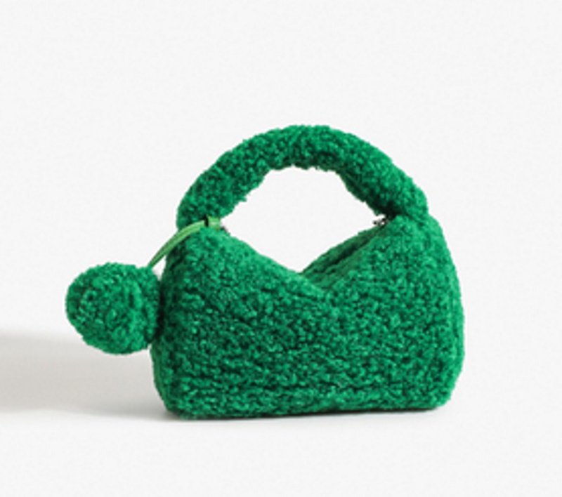 画像5: Fur cube tote shoulder bag ファーキューブトートショルダーバッグ (5)