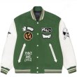 画像4: American Bone Aberdeen BASEBALL JACKET baseball uniform jacket blouson  ユニセックス 男女兼用アメリカンボーンアバディーンスタジアムジャンパー スタジャン MA-1 ボンバー ジャケット ブルゾン (4)