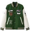 画像1: American Bone Aberdeen BASEBALL JACKET baseball uniform jacket blouson  ユニセックス 男女兼用アメリカンボーンアバディーンスタジアムジャンパー スタジャン MA-1 ボンバー ジャケット ブルゾン (1)