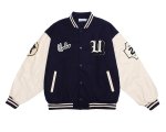 画像4: can you digjt BASEBALL JACKET baseball uniform jacket blouson  ユニセックス 男女兼用can you digjtエンブレムスタジアムジャンパー スタジャン MA-1 ボンバー ジャケット ブルゾン (4)