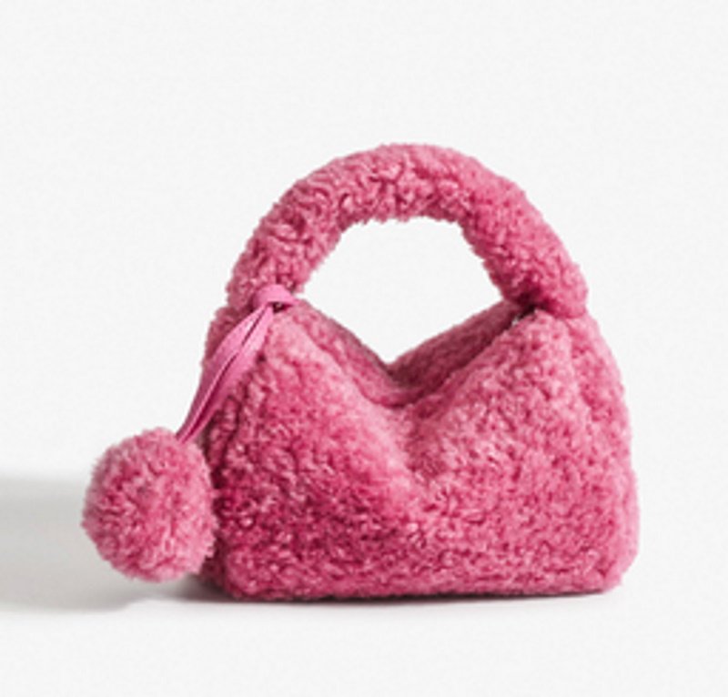 画像7: Fur cube tote shoulder bag ファーキューブトートショルダーバッグ (7)