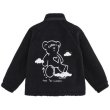 画像4: lamb hair Heart & Bear Fleece Jacket blouson  ユニセックス 男女兼用ハート＆ベア 熊ファー ジャケット ブルゾン フリース (4)