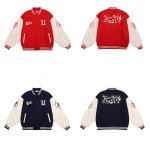 画像5: can you digjt BASEBALL JACKET baseball uniform jacket blouson  ユニセックス 男女兼用can you digjtエンブレムスタジアムジャンパー スタジャン MA-1 ボンバー ジャケット ブルゾン (5)