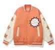 画像6: Robot embroidery BASEBALL JACKET baseball uniform jacket blouson  ユニセックス 男女兼用ロボット刺繍スタジアムジャンパー スタジャン MA-1 ボンバー ジャケット ブルゾン (6)