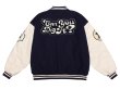 画像2: can you digjt BASEBALL JACKET baseball uniform jacket blouson  ユニセックス 男女兼用can you digjtエンブレムスタジアムジャンパー スタジャン MA-1 ボンバー ジャケット ブルゾン (2)