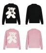 画像3: Women's Bear & heart pattern embroidered Sweater　ベア 熊＆ハート編み込みセーター プルオーバー (3)