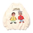 画像1: Unisex Hip hop boys print sweater Pullover　 ユニセックス 男女兼用ヒップホップボーイズプリントセーター (1)