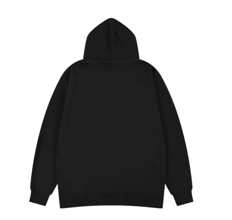 画像3: UnisexHoodie Hoodiesweater Pullover  ユニセックス 男女兼用フラワースマイルプリントフーディー パーカー (3)