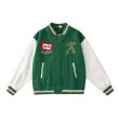 画像4: Feel lonely puzzle bear embroideryBASEBALL JACKET baseball uniform jacket blouson  ユニセックス 男女兼用パズルベアエンブレムスタジアムジャンパー スタジャン MA-1 ボンバー ジャケット ブルゾン (4)