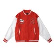 画像3: Feel lonely puzzle bear embroideryBASEBALL JACKET baseball uniform jacket blouson  ユニセックス 男女兼用パズルベアエンブレムスタジアムジャンパー スタジャン MA-1 ボンバー ジャケット ブルゾン (3)