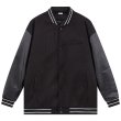 画像2: mountain letter pattern BASEBALL JACKET baseball uniform jacket blouson  ユニセックス 男女兼用スマウンテンレタースタジアムジャンパー スタジャン MA-1 ボンバー ジャケット ブルゾン (2)