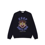 画像2: personality kids print hip-hop round neck sweater pullover   ユニセックス 男女兼用パーソナリティキッズプリント  プルオーバー トレーナー (2)