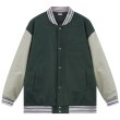 画像1: mountain letter pattern BASEBALL JACKET baseball uniform jacket blouson  ユニセックス 男女兼用スマウンテンレタースタジアムジャンパー スタジャン MA-1 ボンバー ジャケット ブルゾン (1)